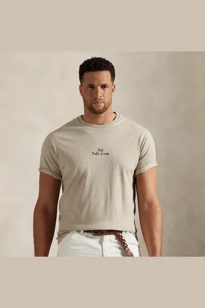 Ralph Lauren Grotere Maten - Jersey T-shirt met geborduurd logo