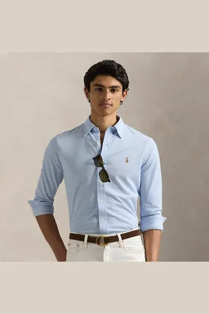 Ralph Lauren Gebreid Oxford overhemd