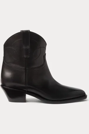 Ralph Lauren Jayme gepolijst kalfsleren laars