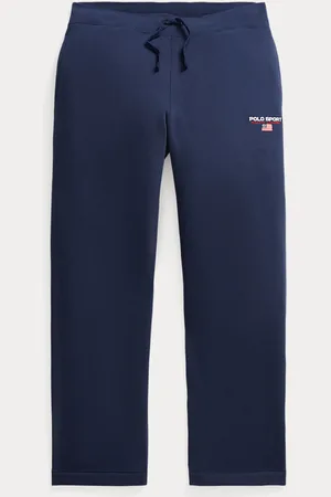 Ralph Lauren Fleece Polo Sport broek met wijde pijp