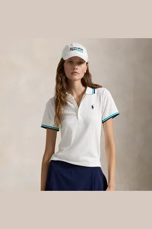 Ralph Lauren Geribbeld Australian Open Polo-shirt
