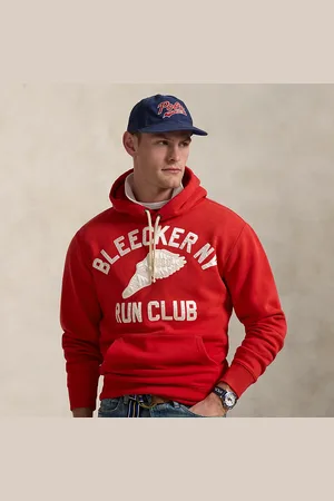 Ralph Lauren Slub fleece hoodie met afbeelding