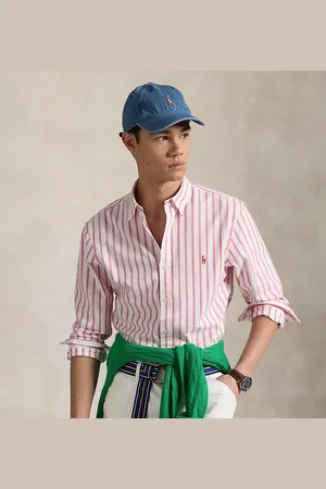 Ralph Lauren Slim fit gestreept Oxford overhemd