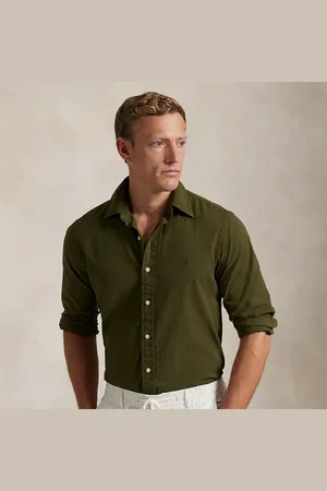 Ralph Lauren Custom fit seersucker overhemd