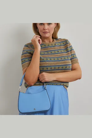 Ralph Lauren Danni medium leren tas met kruisarcering