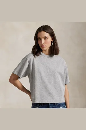 Ralph Lauren Relaxed crop fit katoenen jersey T-shirt
