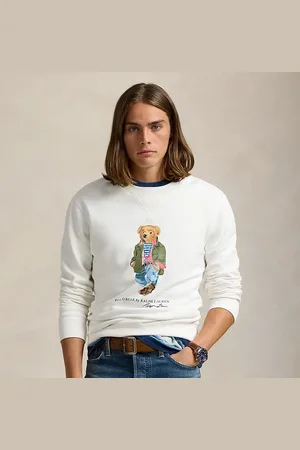 Ralph Lauren Fleece trui met Polo Bear