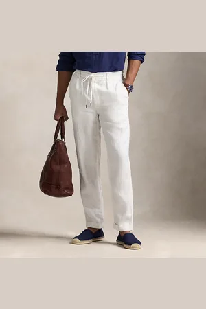 Ralph Lauren Lateef slim fit tapered linnen broek