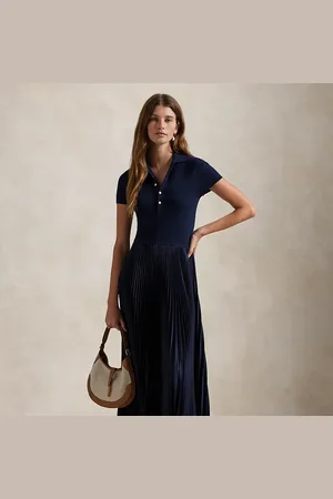 Ralph Lauren Jurk met gebreid Polo-lijfje