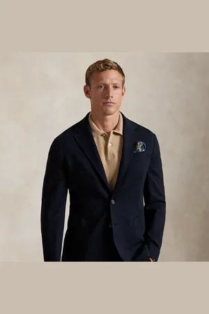 Ralph Lauren Polo Soft modern gebreid seersucker jack