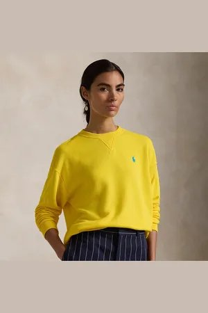 Ralph Lauren Lichtgewicht fleece trui met ronde hals