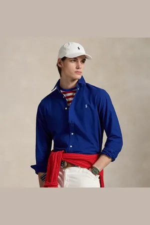 Ralph Lauren Custom fit geverfd Oxford overhemd