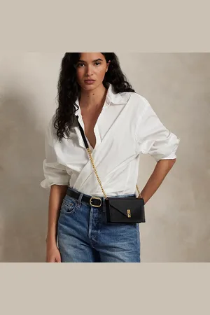 Ralph Lauren Leren Polo ID portemonnee en tas