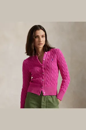 Ralph Lauren Kabelgebreid vest met ronde hals