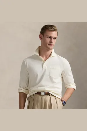 Ralph Lauren Classic fit suède jersey Polo-shirt