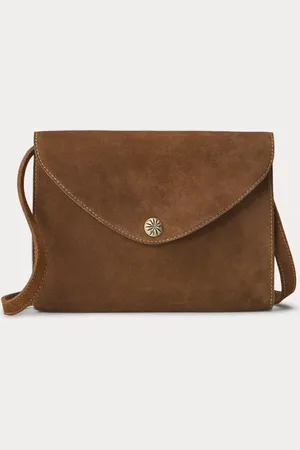 Ralph Lauren Geruwd su??de crossbodytas