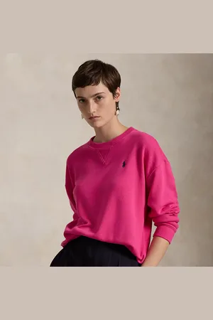 Ralph Lauren Lichtgewicht fleece trui met ronde hals