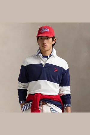 Ralph Lauren Classic fit gestreept jersey rugbyshirt