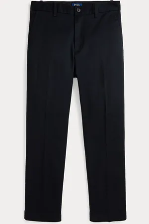 Ralph Lauren Cropped slim fit keperstof chino broek