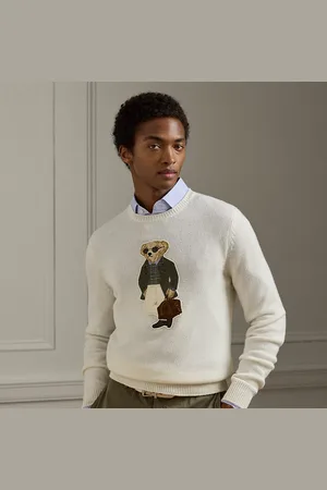 Ralph Lauren Kasjmier trui met Polo Bear