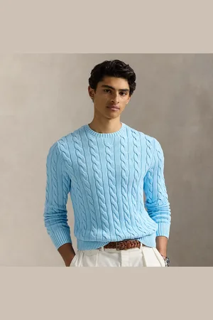 Ralph Lauren Mineral-dyed katoenen kabeltrui