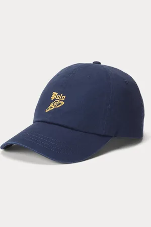 Ralph Lauren Geborduurde keperstof baseballpet