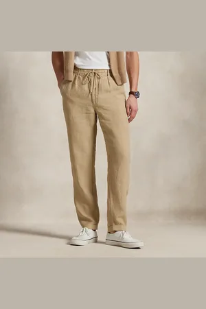 Ralph Lauren Lateef slim fit tapered linnen broek