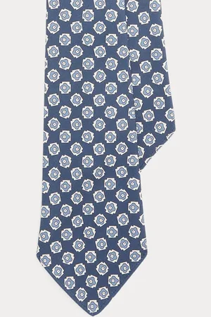 Ralph Lauren Vintage zijden keperstof stropdas