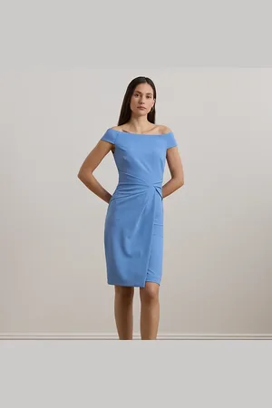 Ralph Lauren Crêpe off-shoulder jurk