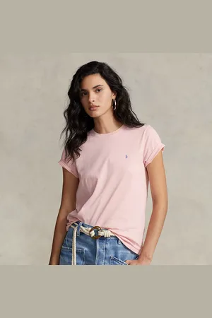 Ralph Lauren Katoenen jersey T-shirt met ronde hals