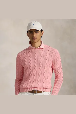 Ralph Lauren Mineral-dyed katoenen kabeltrui