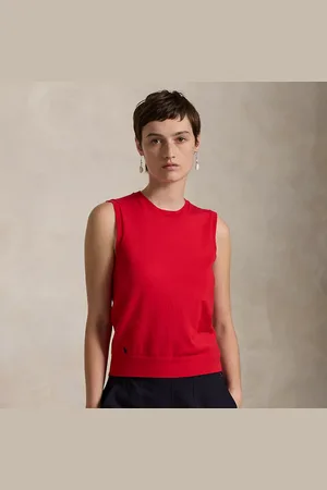 Ralph Lauren Mouwloze trui met ronde hals