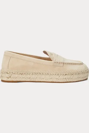 Ralph Lauren Luize su??de loafer-espadrille