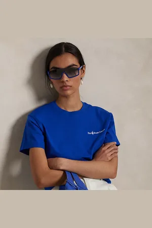 Ralph Lauren Katoenen jersey T-shirt met ronde hals
