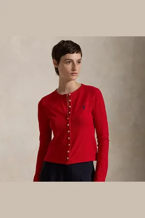 Ralph Lauren Stretch katoenen vest met ronde hals