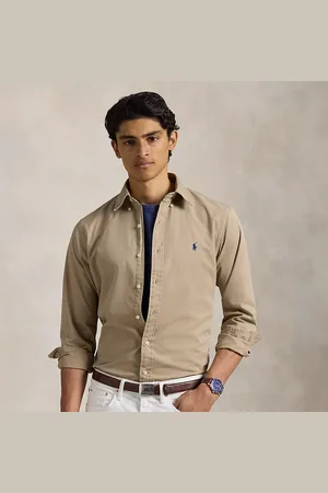 Ralph Lauren Custom fit keperstof overhemd