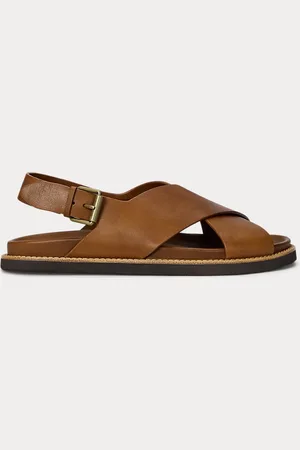 Ralph Lauren Zane leren sandaal