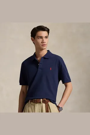 Ralph Lauren Getailleerd performance mesh Polo-shirt