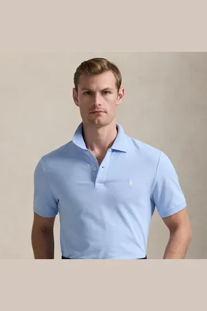 Ralph Lauren Getailleerd performance mesh Polo-shirt