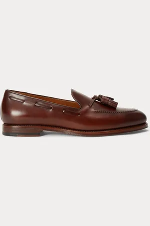 Ralph Lauren Maestra kalfsleren loafers met kwastjes