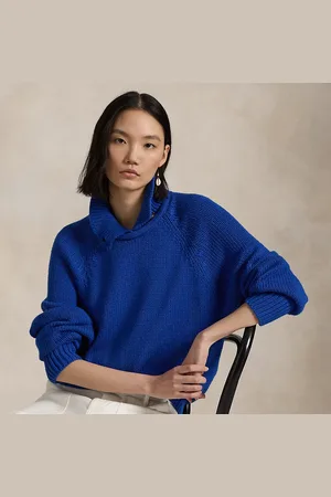 Ralph Lauren Katoenen trui met gelaagde kraag