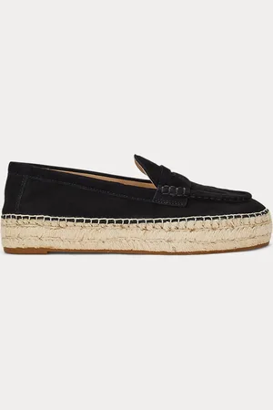Ralph Lauren Luize suède loafer-espadrille