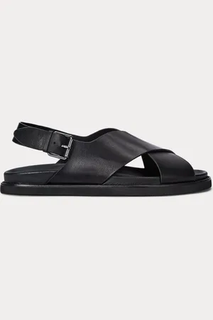 Ralph Lauren Zane leren sandaal