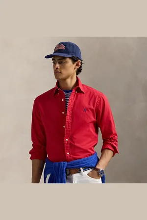 Ralph Lauren Custom fit keperstof overhemd