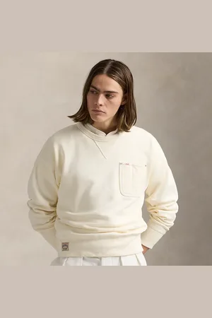 Ralph Lauren Vintage fit fleece sweatshirt met zak