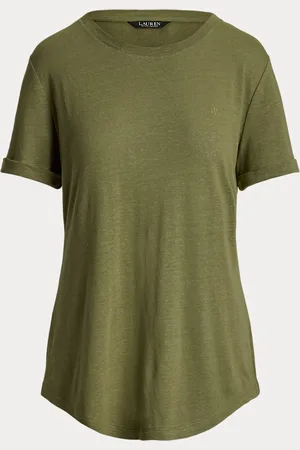 Ralph Lauren Jersey T-shirt van linnenmix