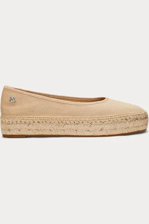 Ralph Lauren Luize canvas ballerina-espadrille