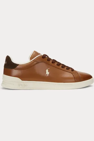 Ralph Lauren Heritage Court II leren sneaker