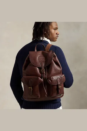 Ralph Lauren Heritage leren rugzak