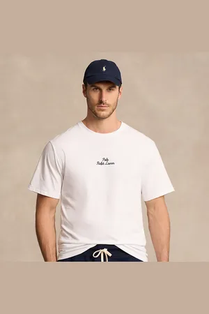 Ralph Lauren Grotere Maten - Jersey T-shirt met geborduurd logo